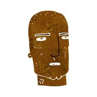 cartoon bald tough guy N11