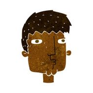 cartoon curious man N38