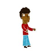 cartoon confused man N43