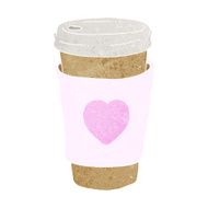 cartoon I love coffee cup N2