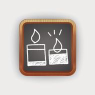 doodle candle N29