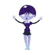 Cartoon Vampire Girl N128