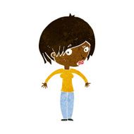 cartoon woman shrugging N31