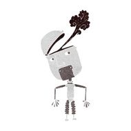 cartoon funny robot N49