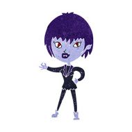 Cartoon Vampire Girl N130