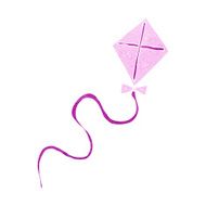 cartoon flying kite N6