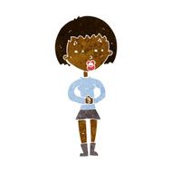 cartoon suspicious girl N7