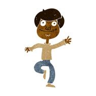 cartoon dancing man N41