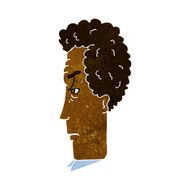 cartoon annoyed man N43