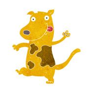 cartoon happy dog N41