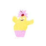 cartoon cupcake monster N10