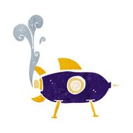 Cartoon Space Rocket N37