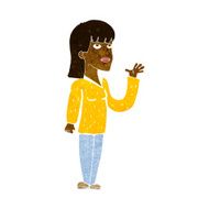 cartoon woman explaining N26