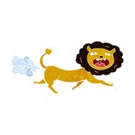 cartoon farting lion N2