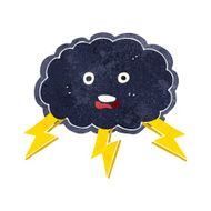 cartoon cloud and lightning bolt symbol N6