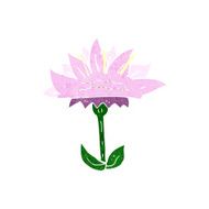 cartoon flower N266