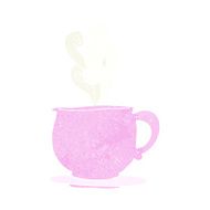 cartoon teacup with sugar cubes N6