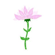 cartoon flower N268