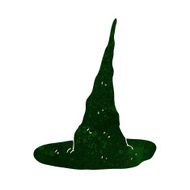 cartoon spooky witch hat N13