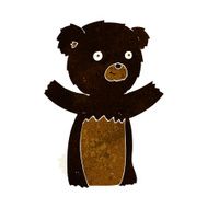 cartoon black bear cub N23