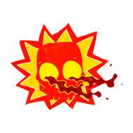cartoon halloween skull symbol N2