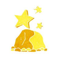 Cartoon Gold Nugget N7