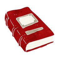 cartoon old book N11