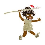 Cartoon caveman N8