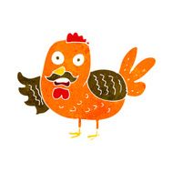 cartoon old rooster N5