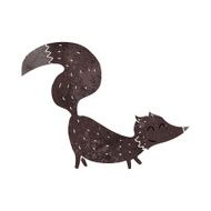 cartoon little wolf cub N3