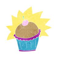 cartoon cupcake N101