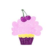 cartoon big cupcake N6