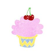 cartoon cupcake N102