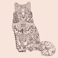 Patterned fox