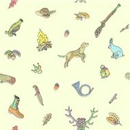 Seamless pattern Hunting