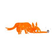 cartoon fox sniffing floor N2