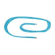 cartoon paperclip N11