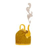 old iron kettle cartoon N6