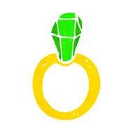 Cartoon Ruby Ring N8