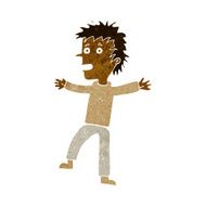 cartoon happy man N256