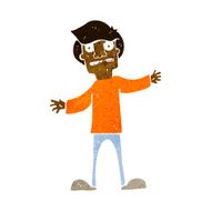 cartoon surprised man N83