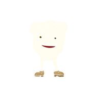 cartoon happy tooth character N2