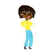 cartoon woman whistling N4