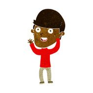 cartoon happy man N257