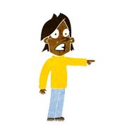 cartoon surprised man N85