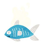 cartoon funny fish N22