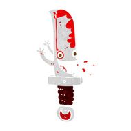 crazy knife cartoon character N5