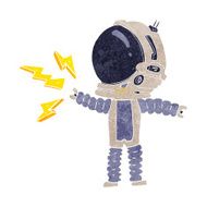 Cartoon Astronaut N84