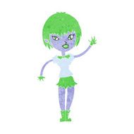 Cartoon Vampire Girl N131