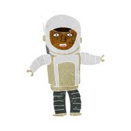 Cartoon Astronaut N85